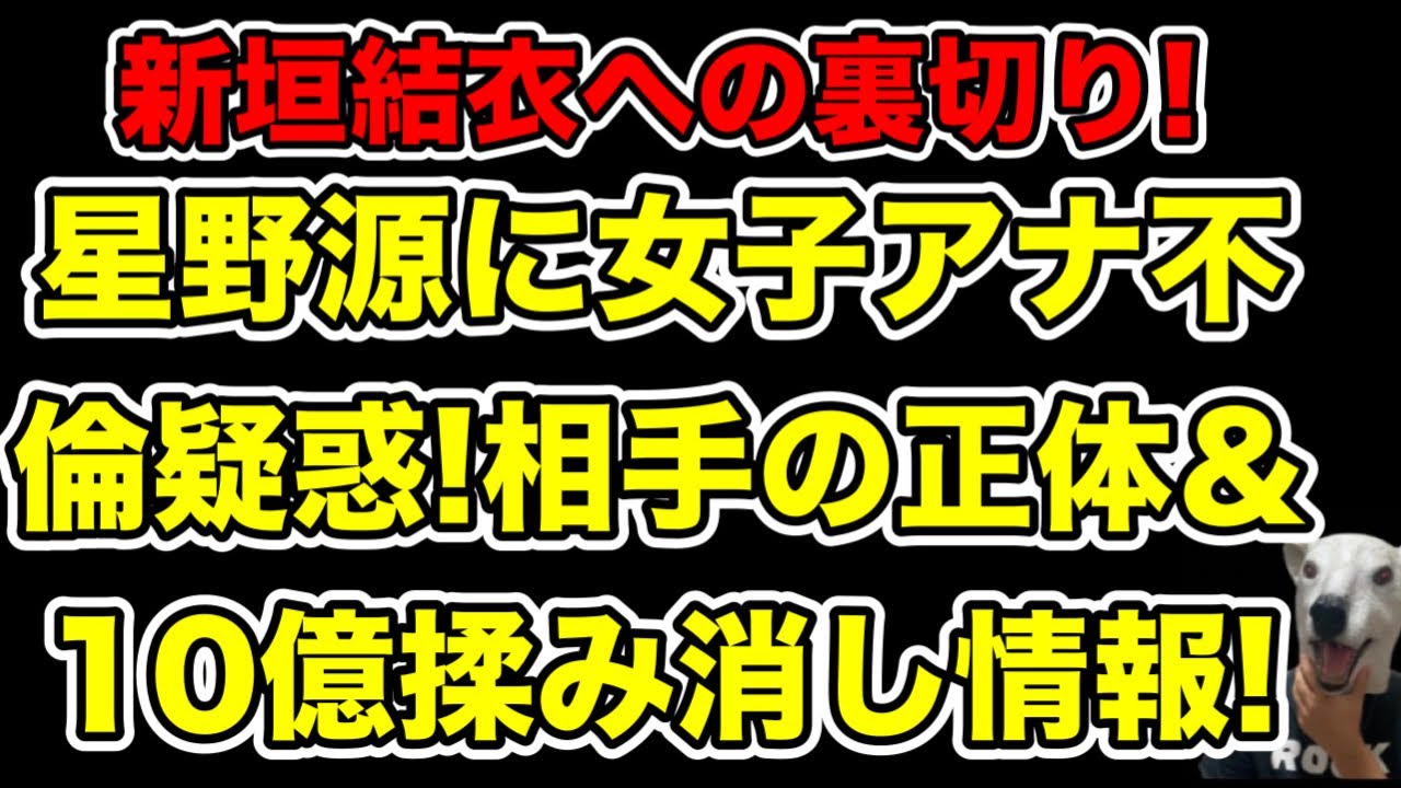 星野源が女子アナとの不倫を10億で揉み消した疑惑浮上!相手の正体＆前例なき展開過ぎた理由とは…?【逃げ恥・恋ダンス・林田理沙】