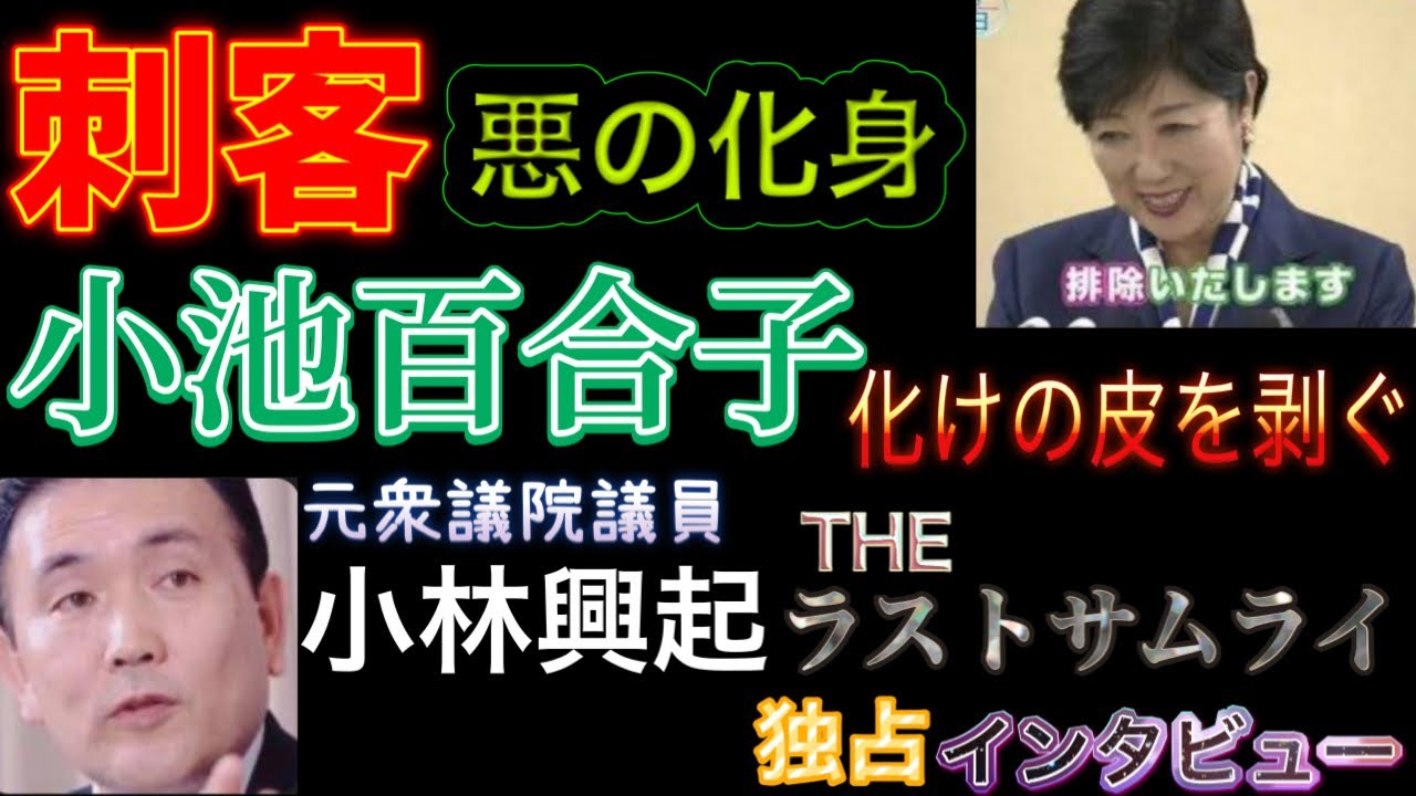 恩を仇で返す小池百合子！郵政選挙の舞台裏を徹底暴露！2005年の郵政選挙で小池百合子を刺客として対立候補に立てられた元衆議院議員 小林興起氏 独占インタビュー