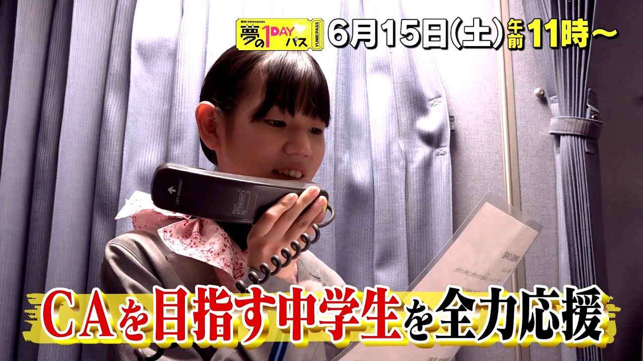 【予告】「夢の１DAYパス」6月15日（土）午前11時～