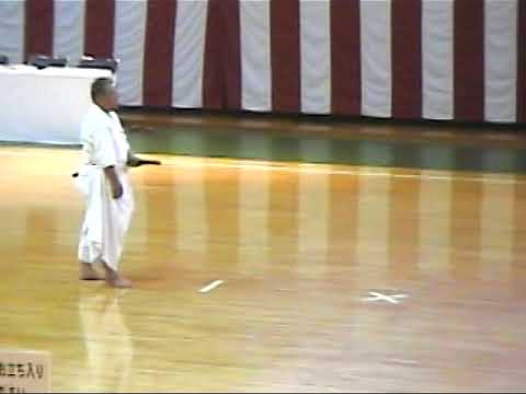 第三回埼玉県伝統武術演武大会　柳剛流剣術　師範岡安源一