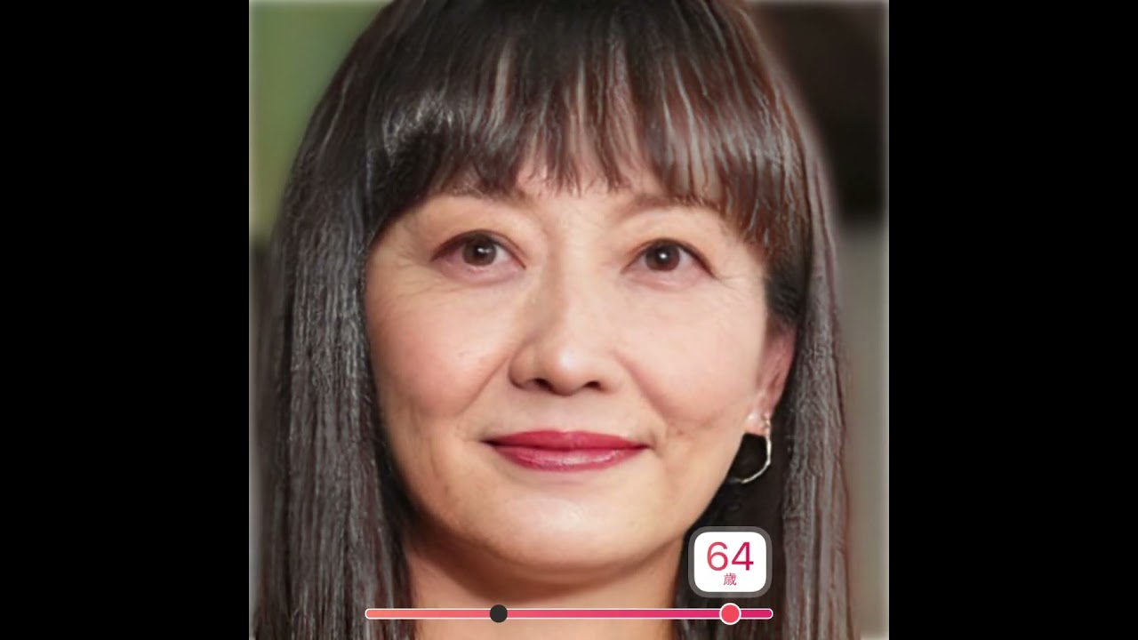 テレ朝アナウンサー島本真衣のAI未来予測老化姿動画。