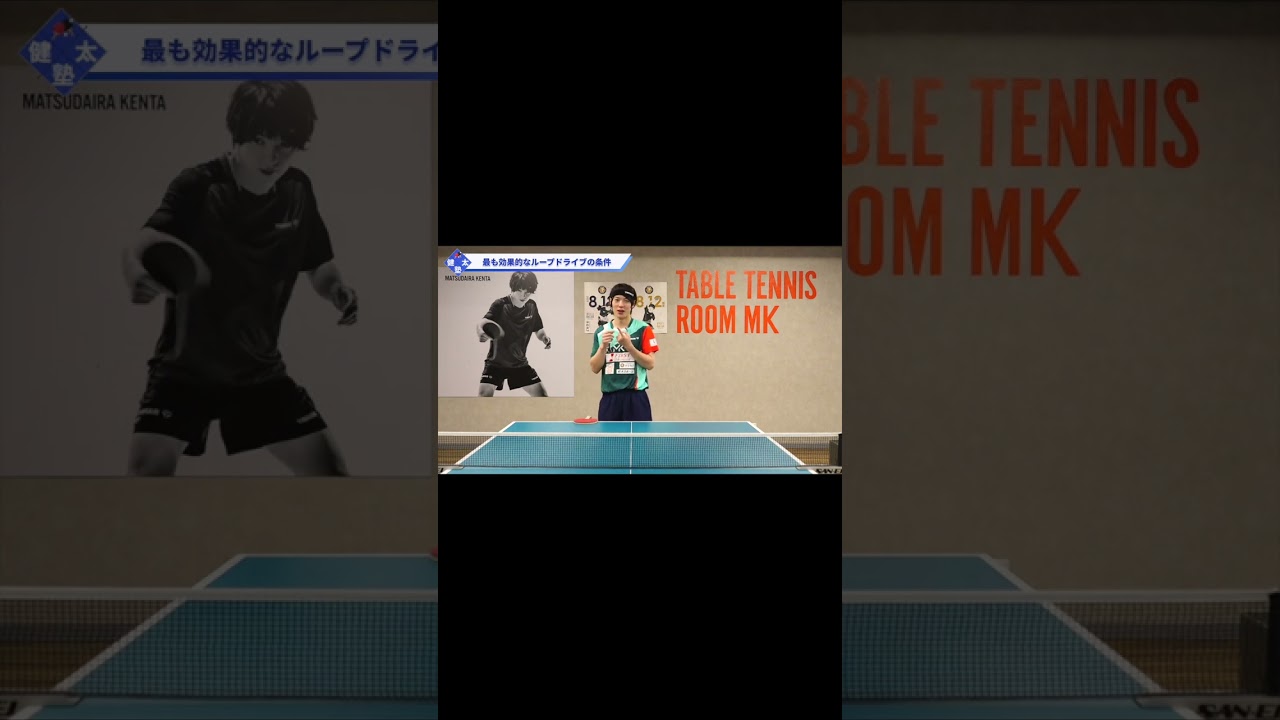 試合で最も効果的なループドライブ解説【ワンポイントレッスン#97】#shorts