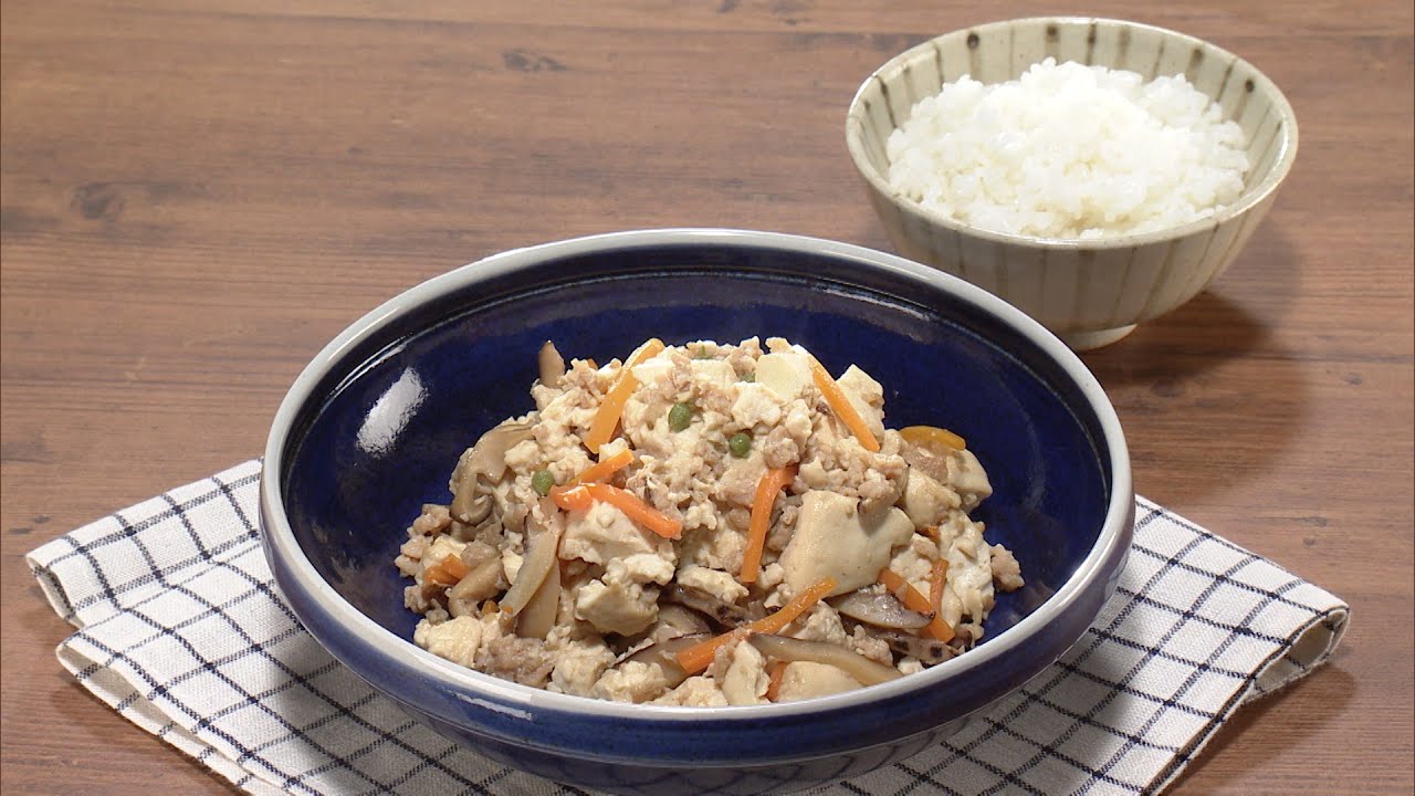【3分クッキング公式】炒り豆腐