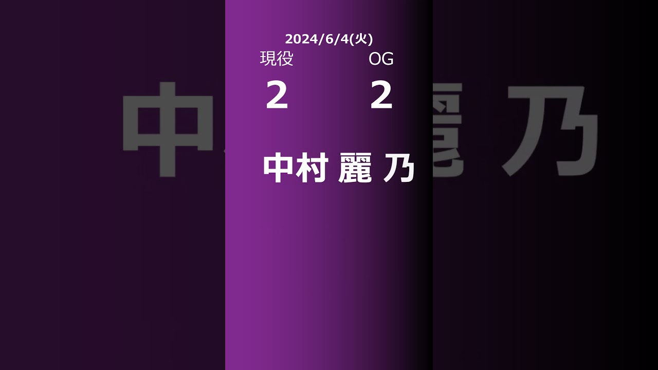 【明日の乃木坂】現役・OG 2024/06/04 #shorts #乃木坂46 【番組出演】