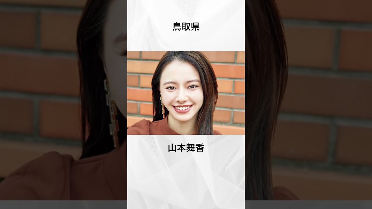 47都道府県No.1美人ランキング#shorts #芸能人の雑学 #芸能人 #ガッキー