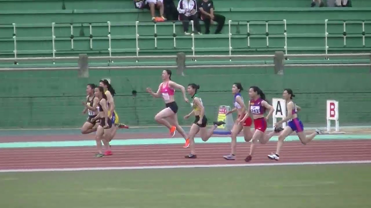 20240602北九州市民選手権陸上 高校女子100m決勝