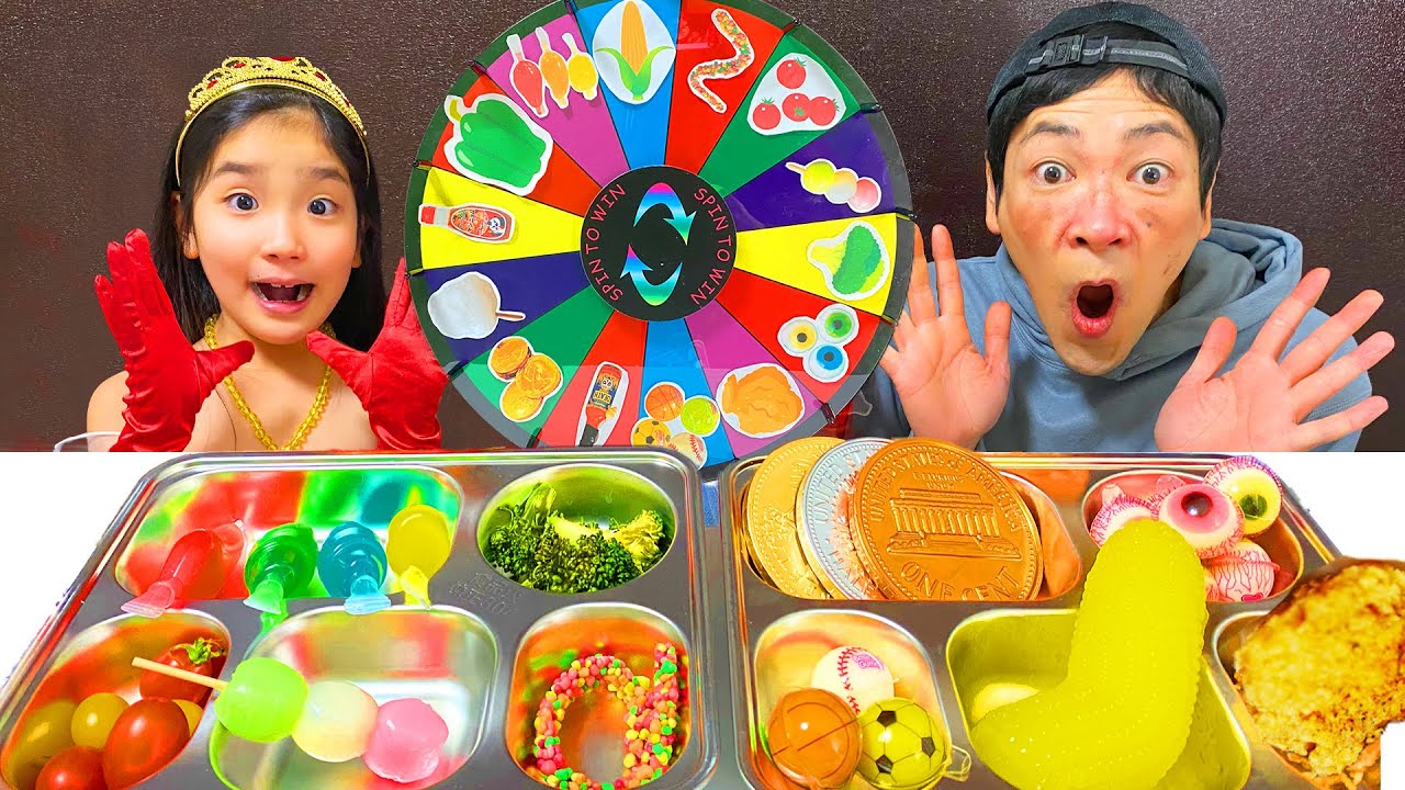 Mukbang Pink vs Blue Food Challenge.