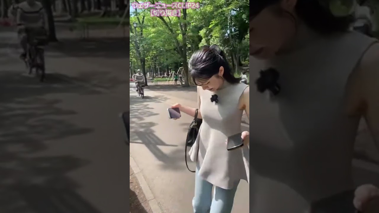 【駒木結衣】外配信でアリを見つけて取り乱しガチギレするお天気お姉さん #shorts