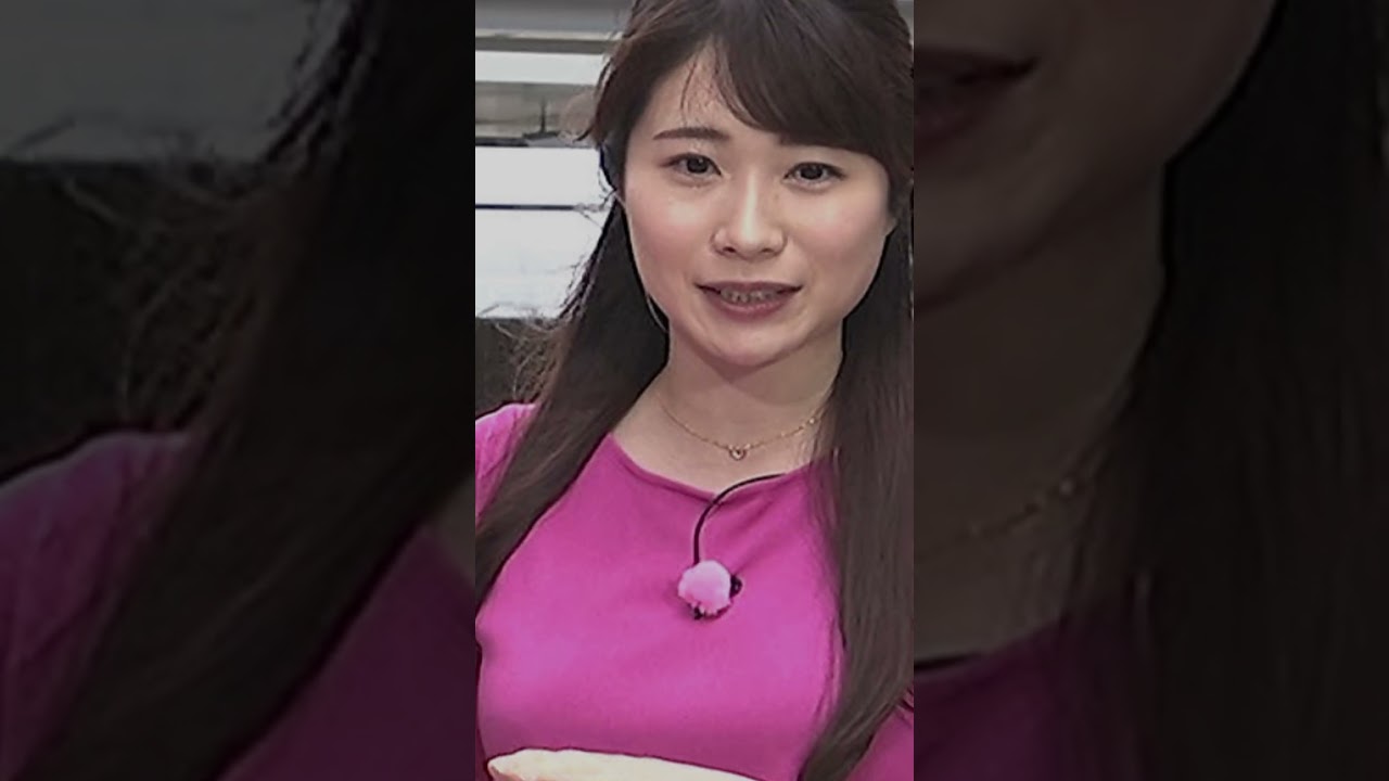 お天気お姉さん…揺らして登場‼️  #國本未華  #気象予報士