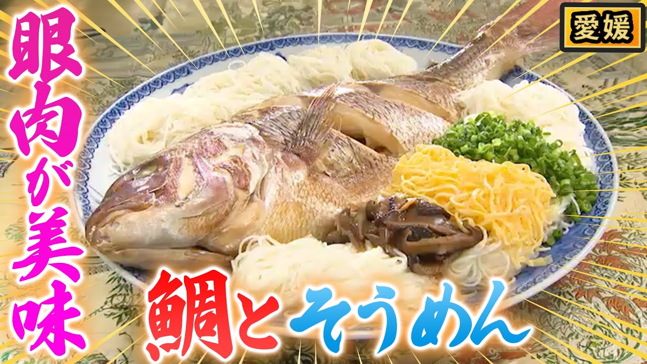 鯛王国 愛媛に眠る絶品鯛グルメ！つゆは鯛の煮汁をぶっかけ！？【秘密のケンミンSHOW極公式|2024年6月20日 放送】