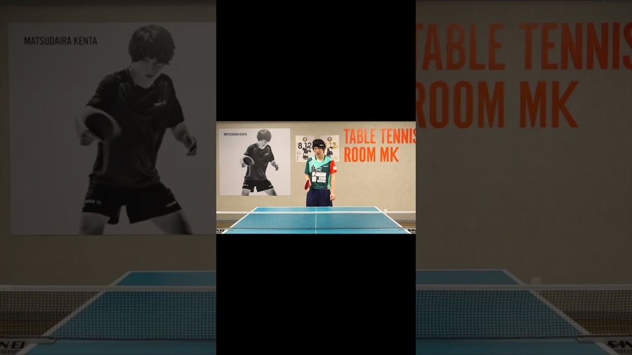 カウンターが難しいドライブに対してのフォアブロック【ワンポイントレッスン#100】#shorts