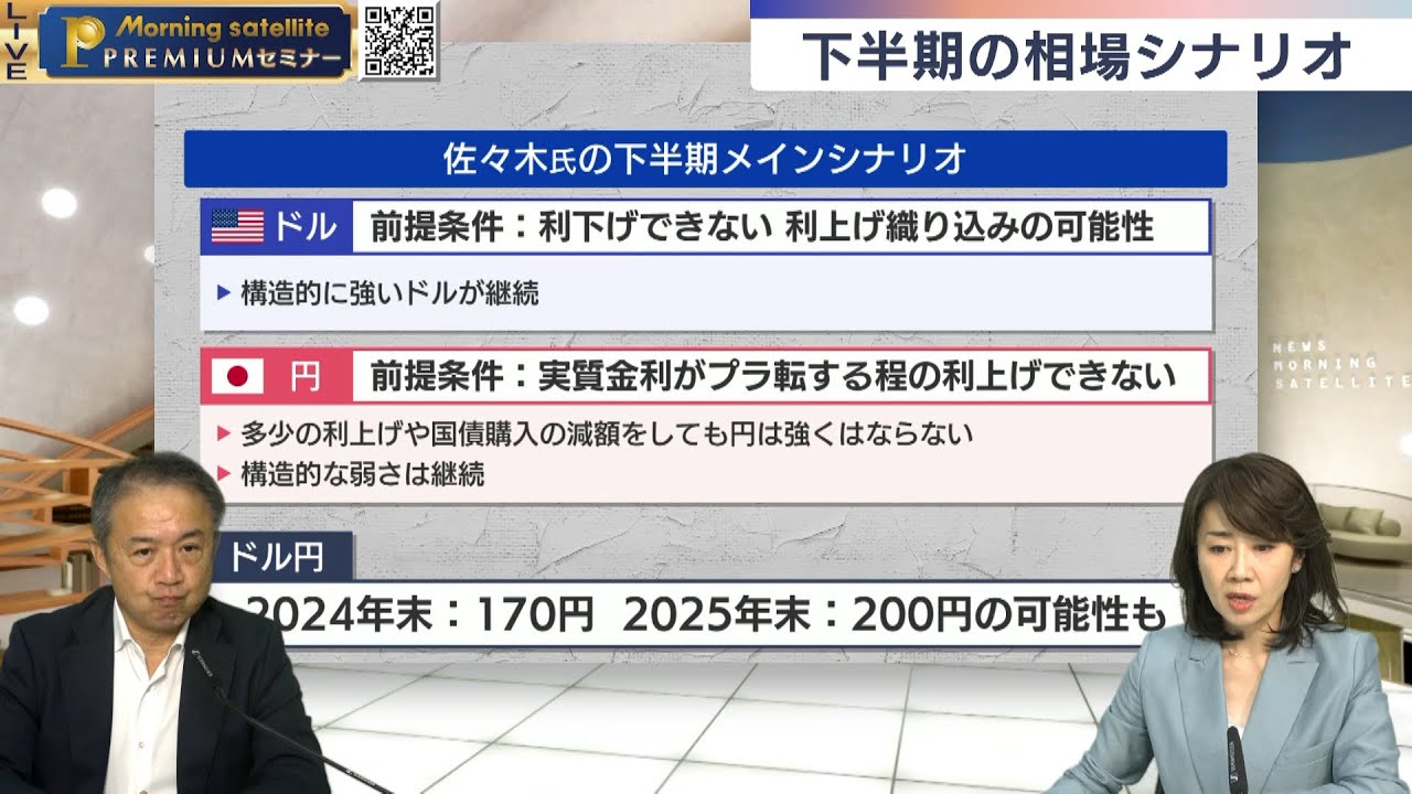 下半期の相場シナリオ  |  決激動の上半期を総括 下半期を大胆予想【モーサテプレミアムセミナー】