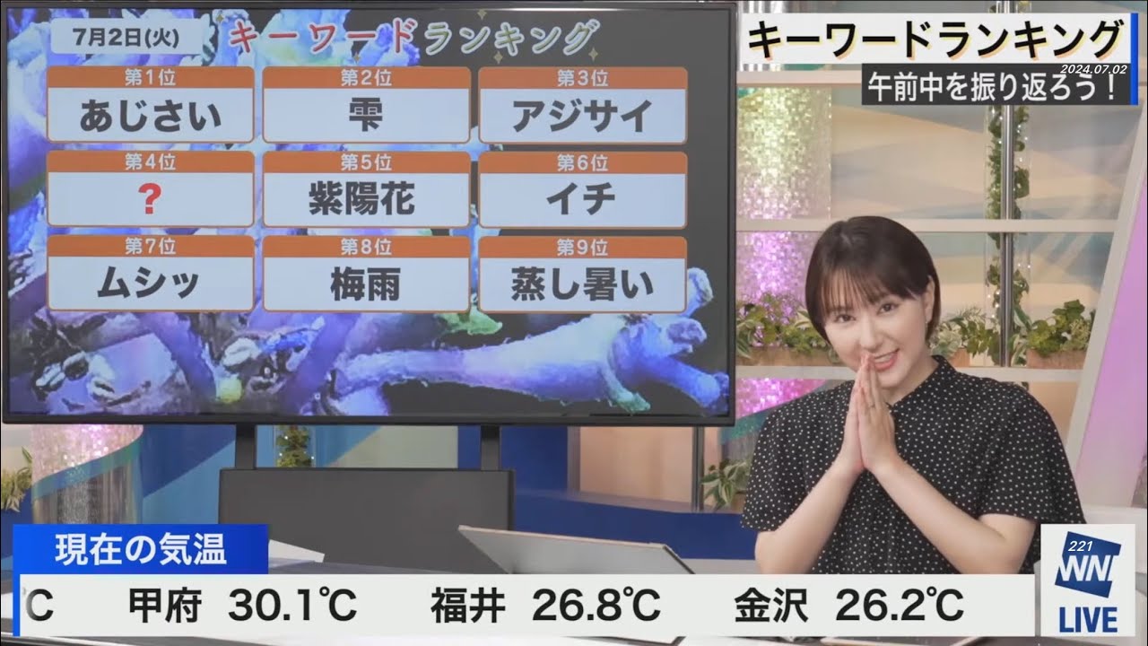 ランキング(2024/07/02火)白井