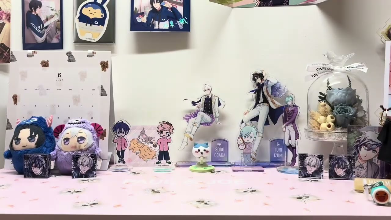 IDOLiSH7 偶像星願 劇場版一週年特別上映 週邊開箱 毛巾 手燈收納包