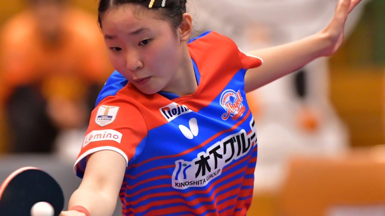 安藤みなみ vs 張本美和 TBESTGAME トップおとめピンポンズ名古屋 vs 木下アビエル神奈川 ノジマTリーグ2023-2024 2023年12月23日 春日井市総合体育館【卓球Tリーグ公式】