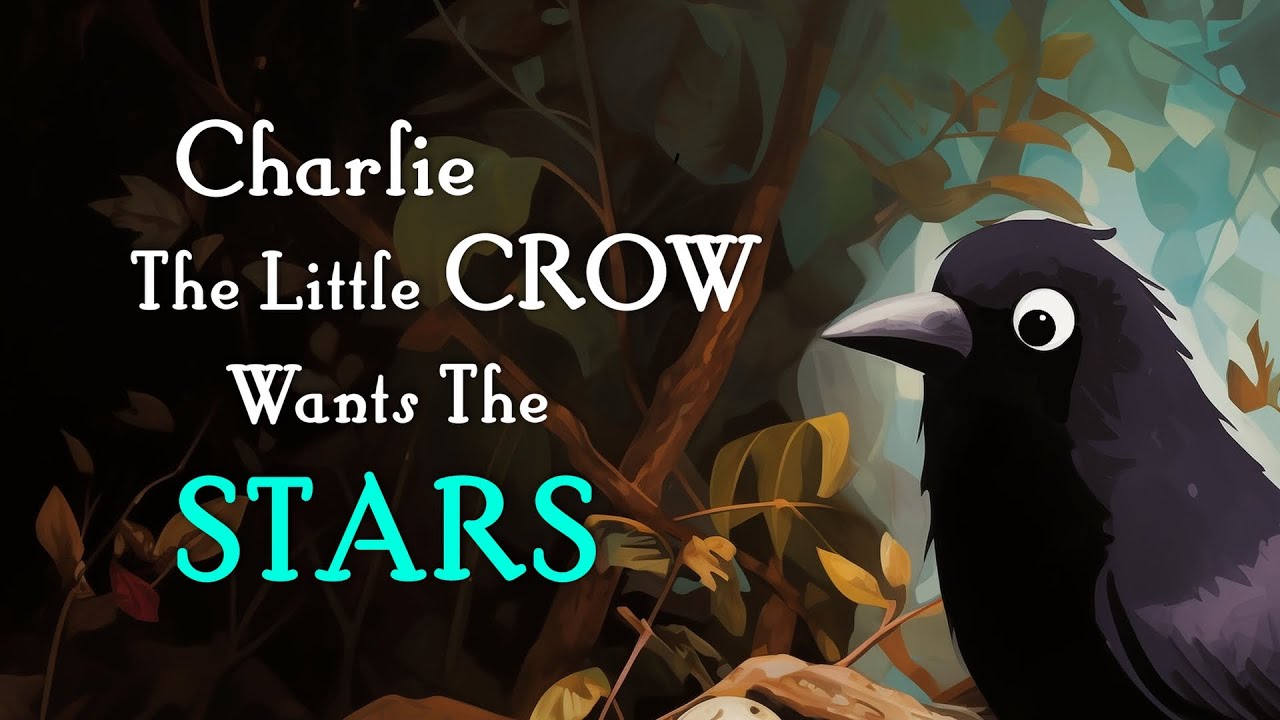 Charlie The Little Crow Wants The Stars✨ | Bedtime Sleep Story | 10 Min (UK English, CC)