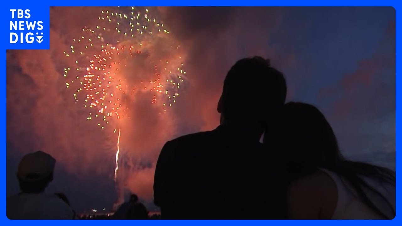鎌倉の夜空に2500発の花火　土曜日から再び危険な暑さか…東京で5日連続「猛暑日」予想も【news23】｜TBS NEWS DIG