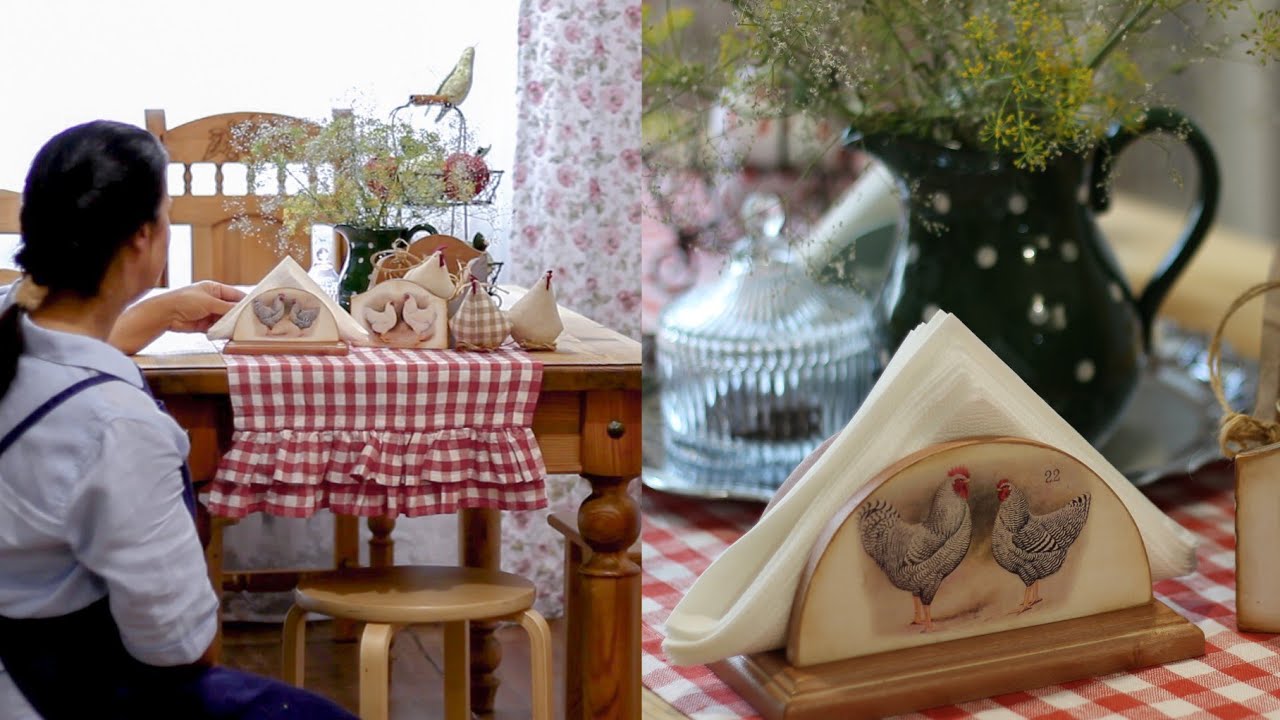 Simple and leisurely life in a country house during the rainy season. Daily routine in the village