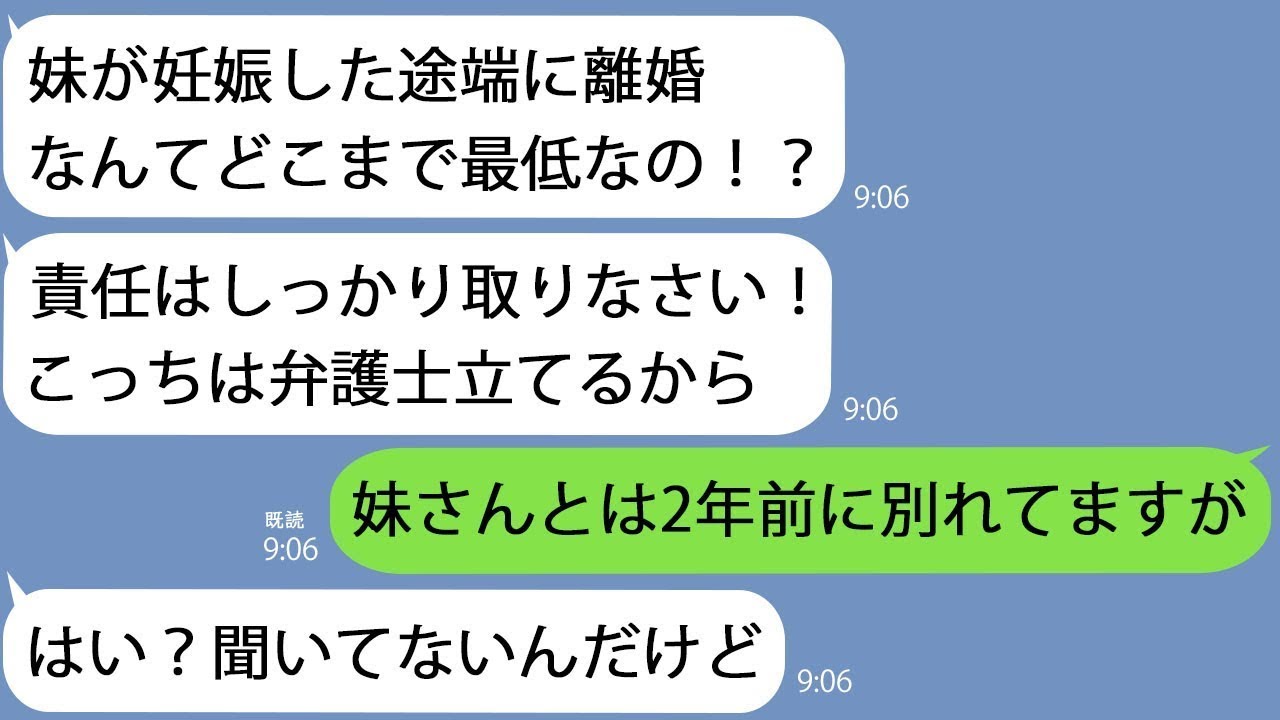 【LINE】義姉から怒りの連絡｢妊娠した妹を捨てるなんて最低！｣→訳が分からないので状況を説明するととんでもない秘密が明らかになって…【総集編】