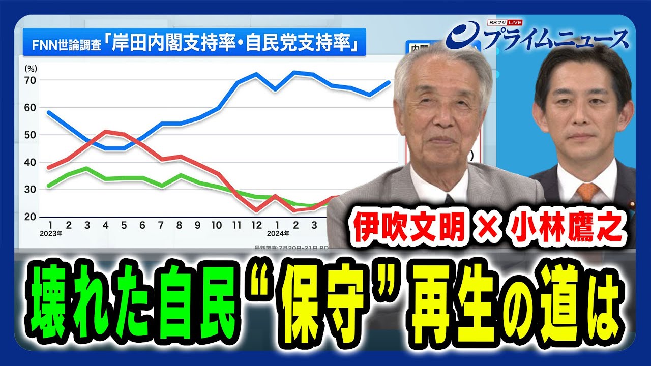【壊れた自民の再生課題】新旧論客が論じる“保守政党”回復の道筋とは 伊吹文明×小林鷹之×手嶋龍一 2024/7/22放送＜前編＞