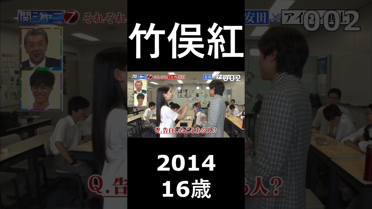 竹俣紅　16歳　2014　フジテレビ女子アナウンサー