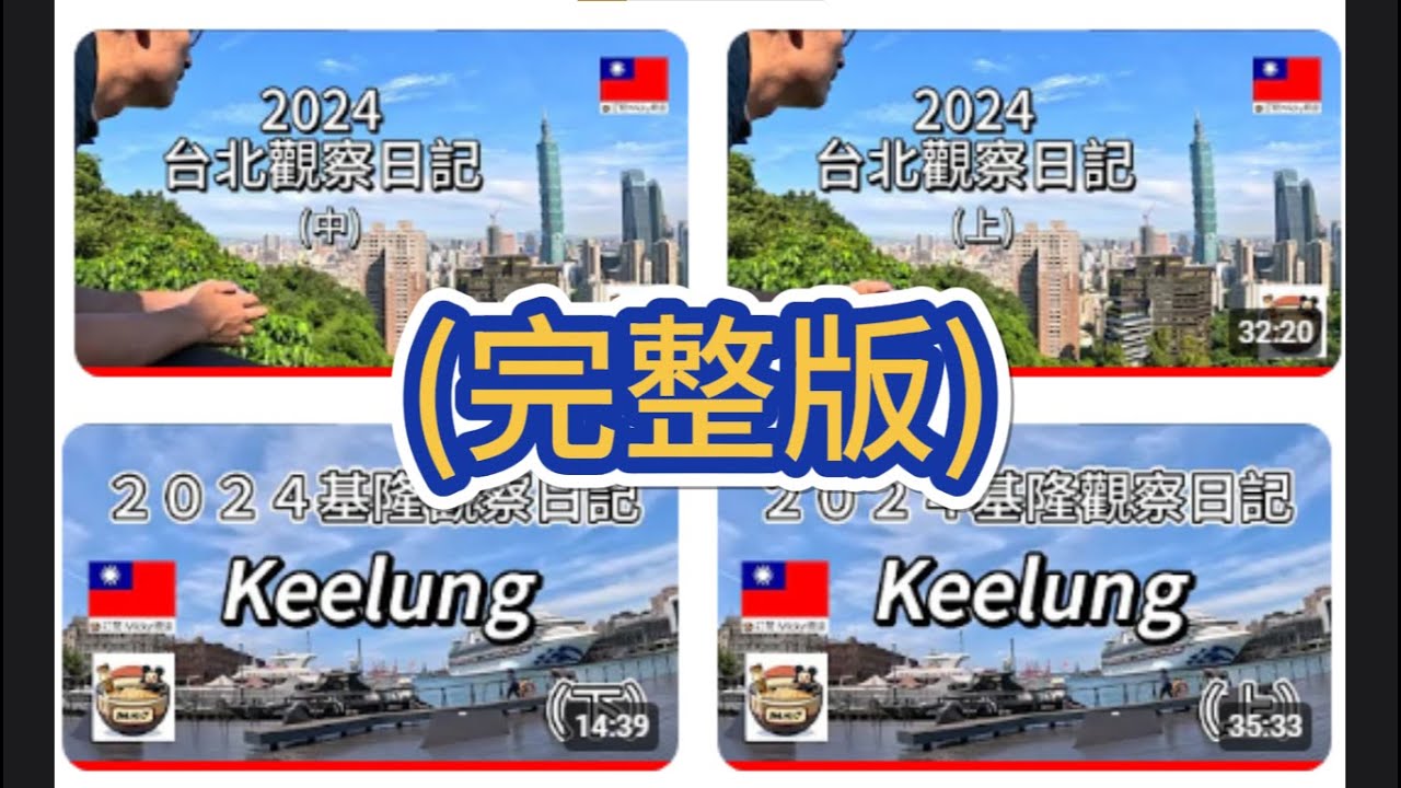 (完整版)基隆台北觀察日記。Micky獨斷的觀察#CC字幕#CC##Mickytolife