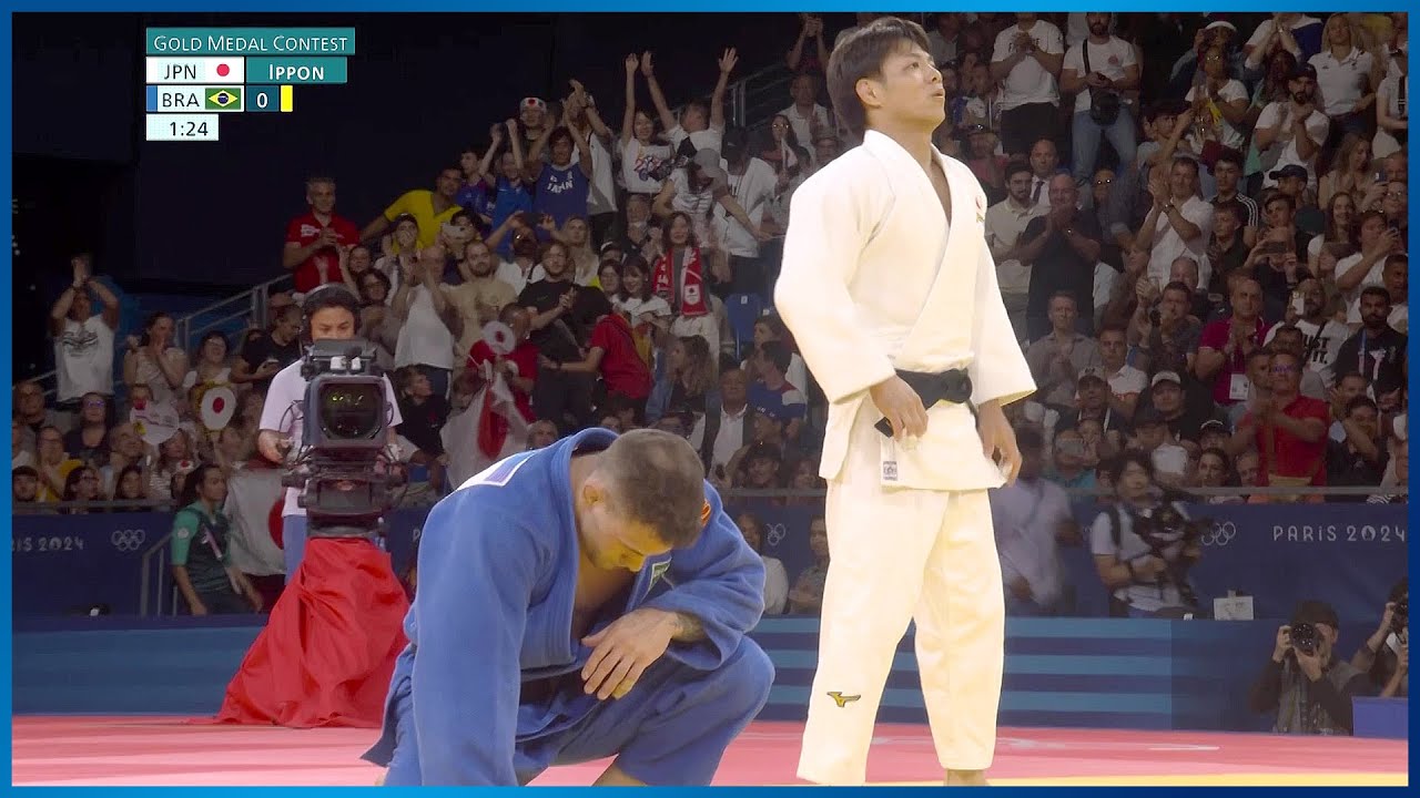 【柔道男子】最強・阿部一二三 五輪連覇！妹・詩の無念を晴らす金メダル獲得｜パリオリンピック 柔道男子66キロ級決勝
