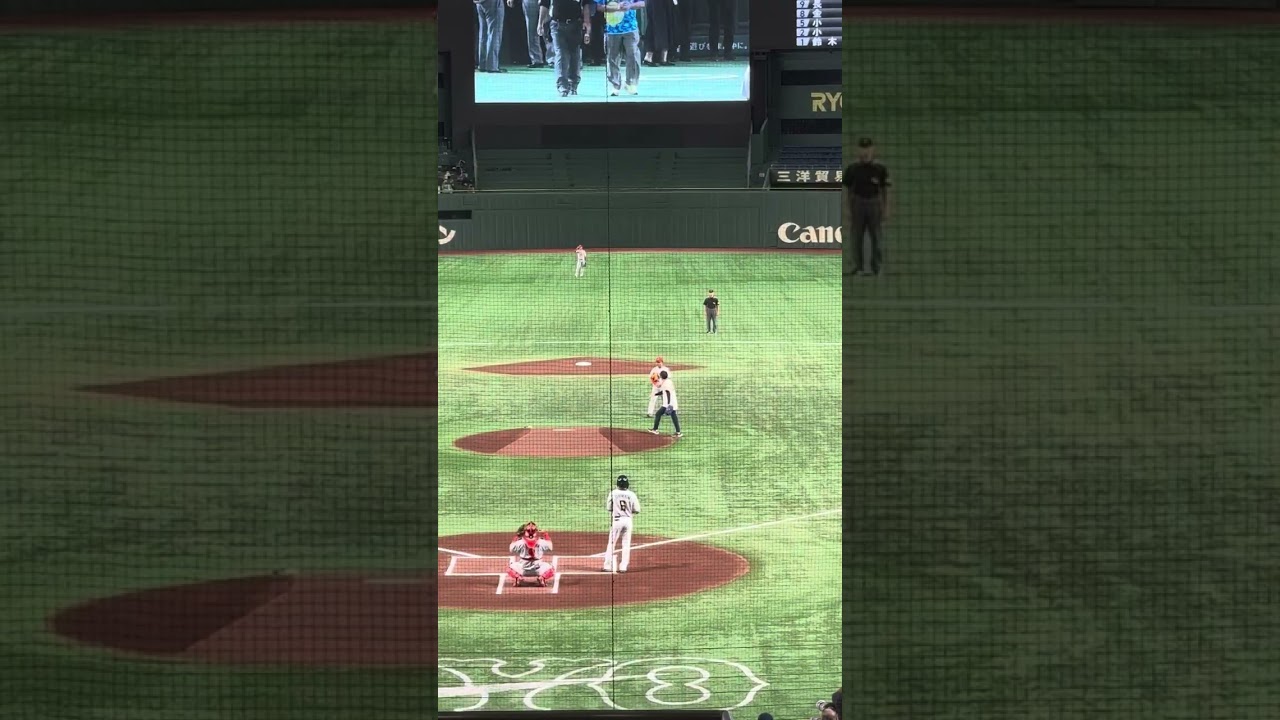 第95回都市対抗野球決勝 始球式 古田敦也氏