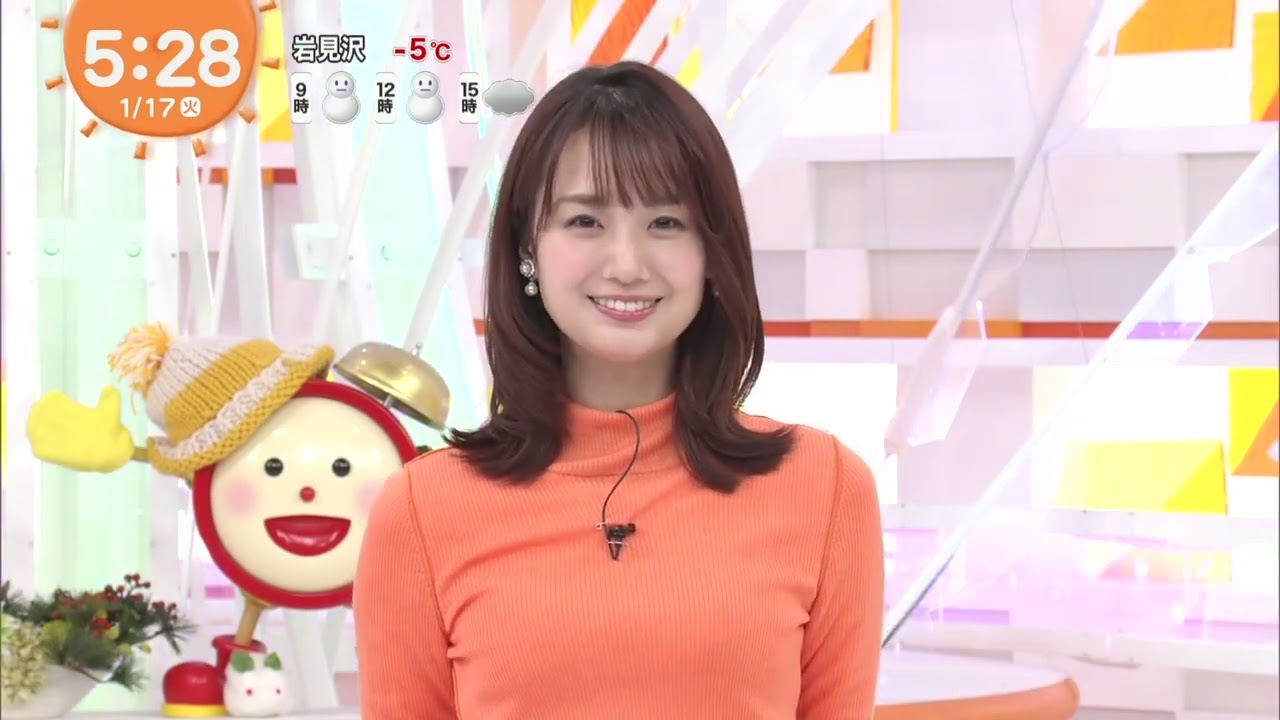 井上清華アナ♡OP強調ニット♡
