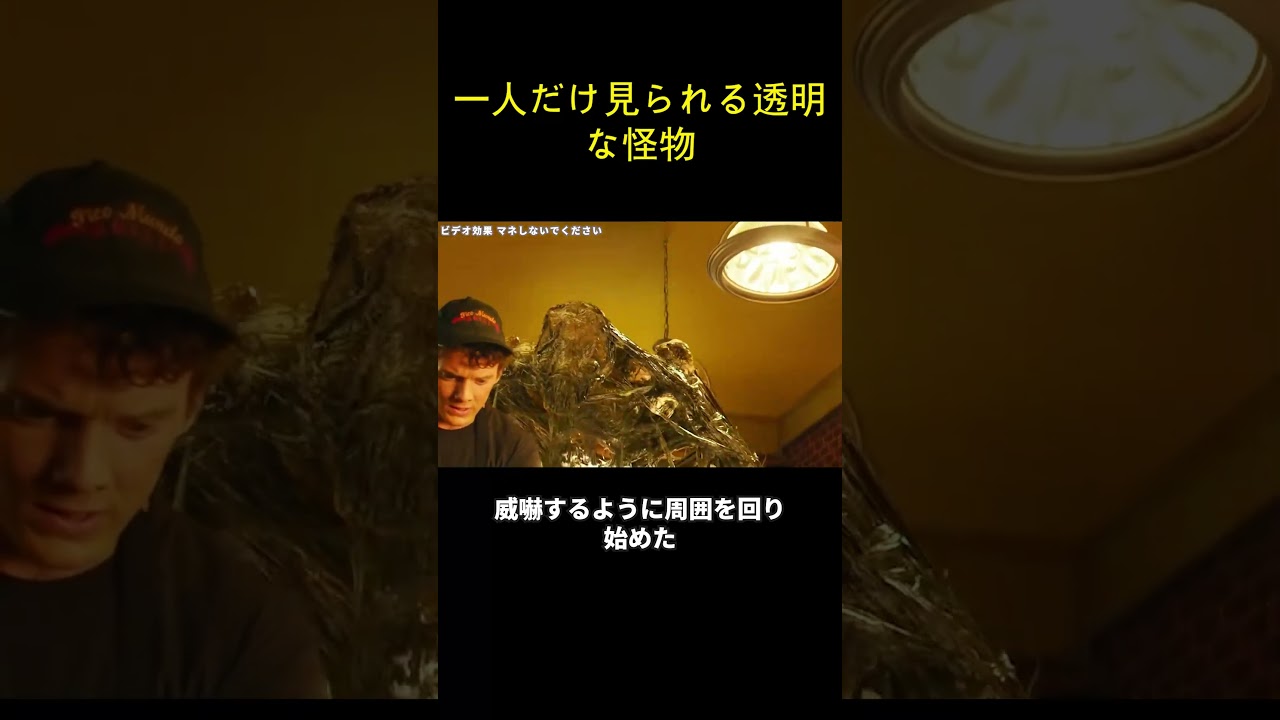 一人だけ見られる透明な怪物