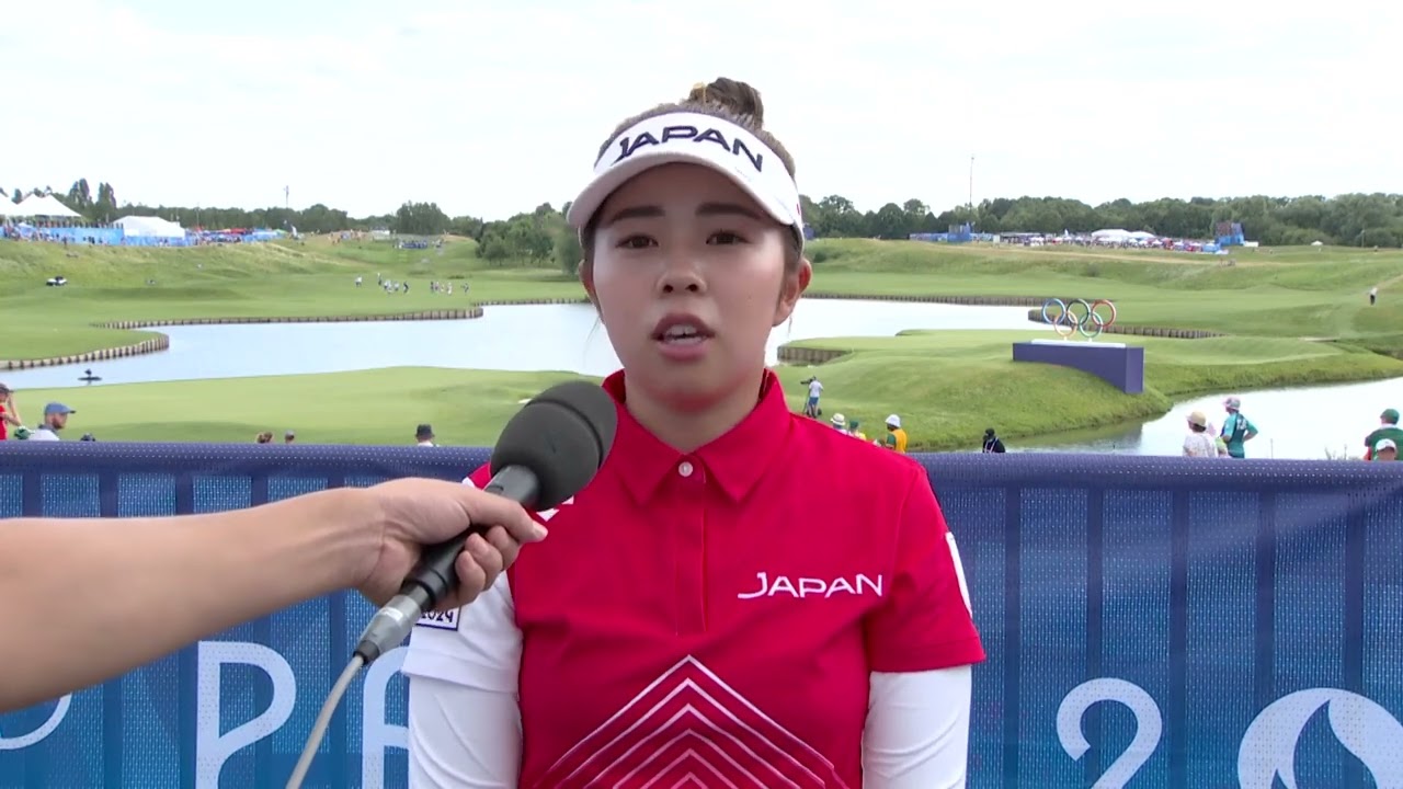 【ゴルフ女子】初日6位の山下美夢有 「初日はいいプレーが出来た！」｜パリオリンピック 女子ゴルフ第1ラウンド