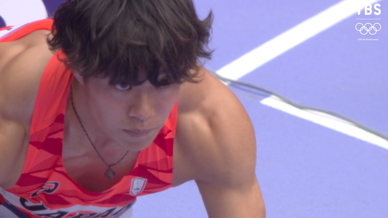 【日本選手権連覇・坂井隆一郎】得意のカミソリスタート炸裂も・・・準決勝はわずかに届かず「男子100m予選」【パリオリンピック】8月3日よる8時 卓球女子シングルス3位決定戦＆決勝 TBS系列生中継