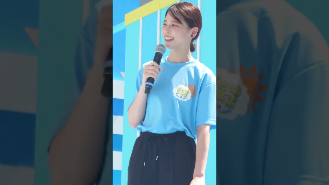 #鈴木唯 さん フジテレビアナウンサー 2024/8/10 お台場冒険王 ②ちいかわ ハチワレ