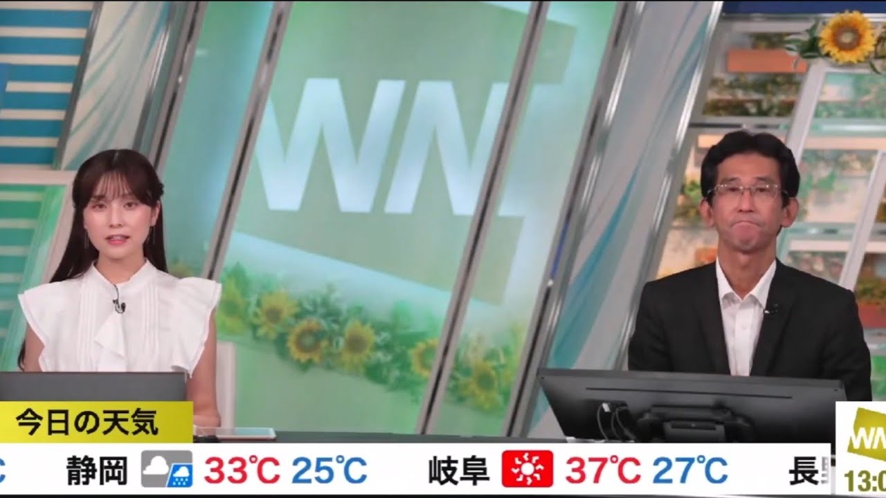 【松雪彩花(あやち)】🌈🎀山口さん💻📝🐯M2🟨週間天気の解説✨