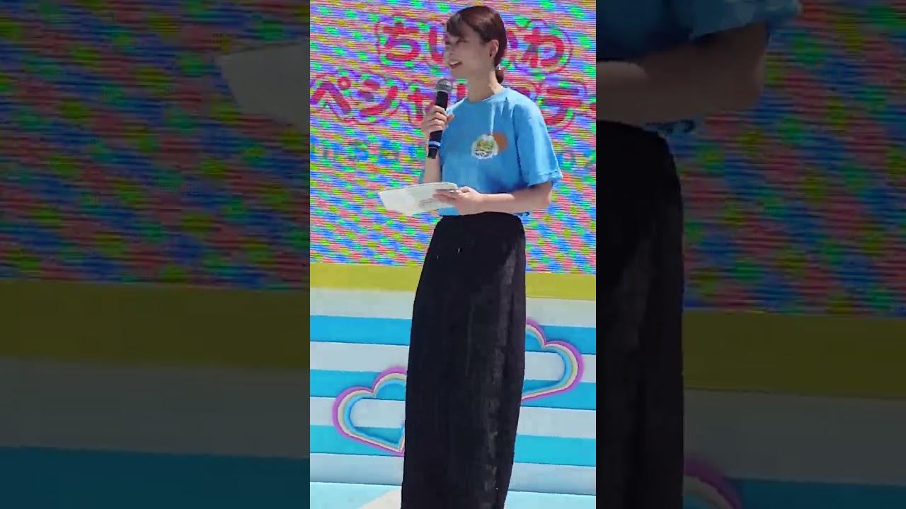 #鈴木唯 さん フジテレビアナウンサー 2024/8/10 お台場冒険王 ①ちいかわ ハチワレ