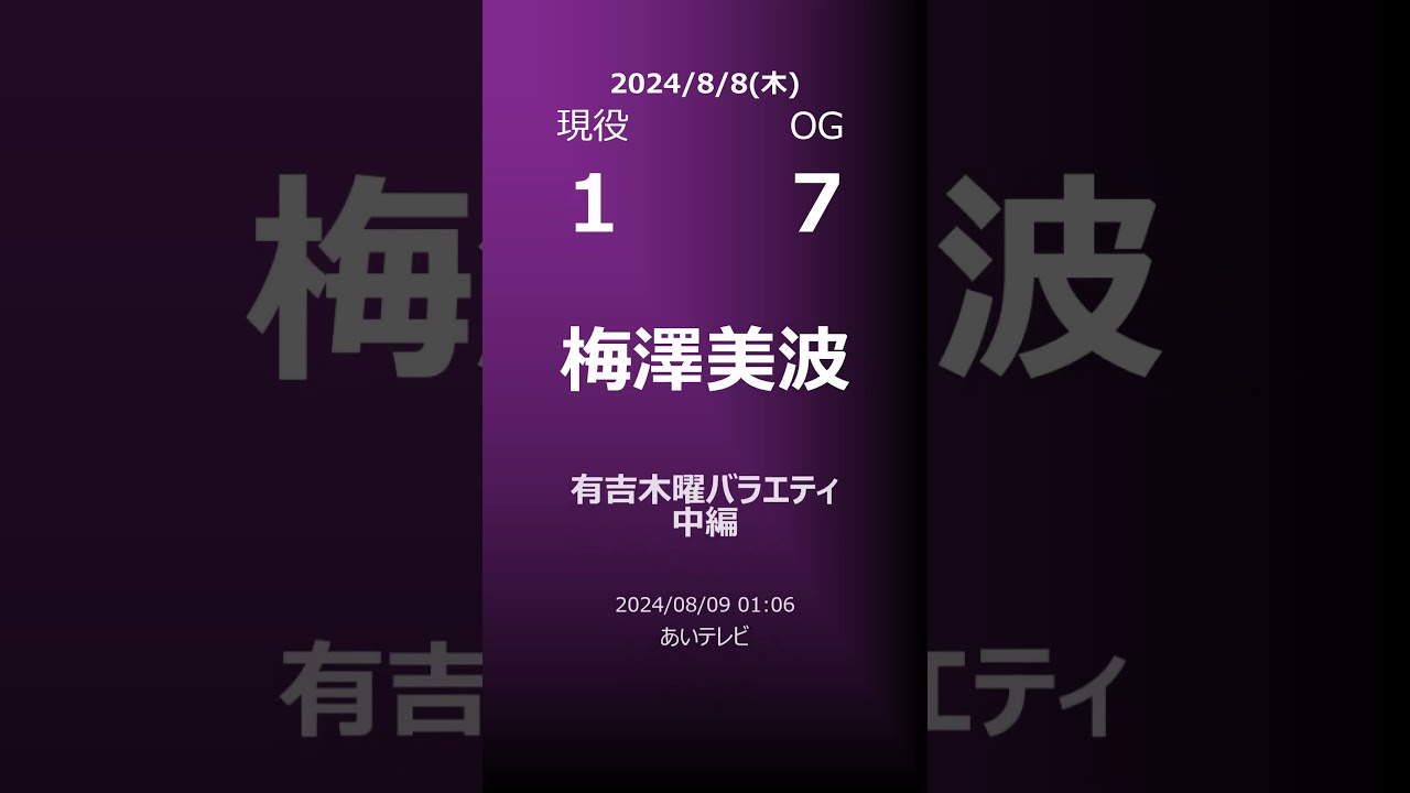 【明日の乃木坂】地方局他 2024/08/08 #shorts #乃木坂46 【番組出演】