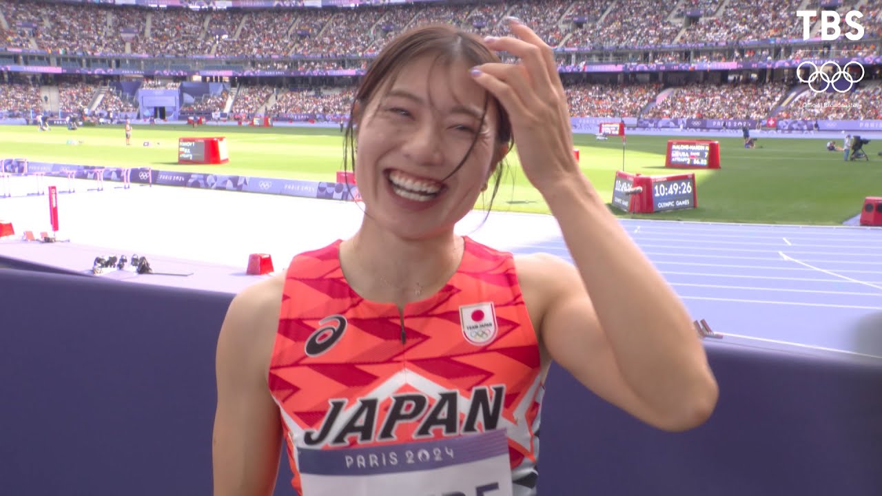 【準決勝では猪突猛進でやっていきたい】福部真子 レース後インタビュー「女子100mH 予選」【パリオリンピック】8月7日(水)よる7時スケートボード 男子パーク 予選・決勝 ほか
