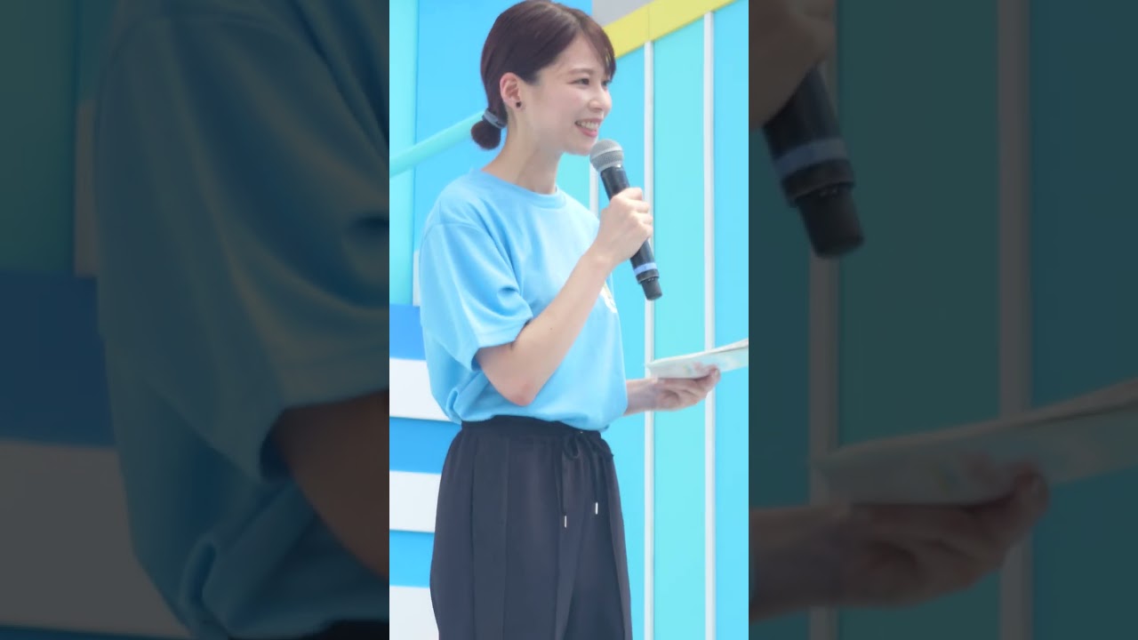 #鈴木唯 さん フジテレビアナウンサー 2024/8/10 お台場冒険王 ③ ちいかわ ハチワレ