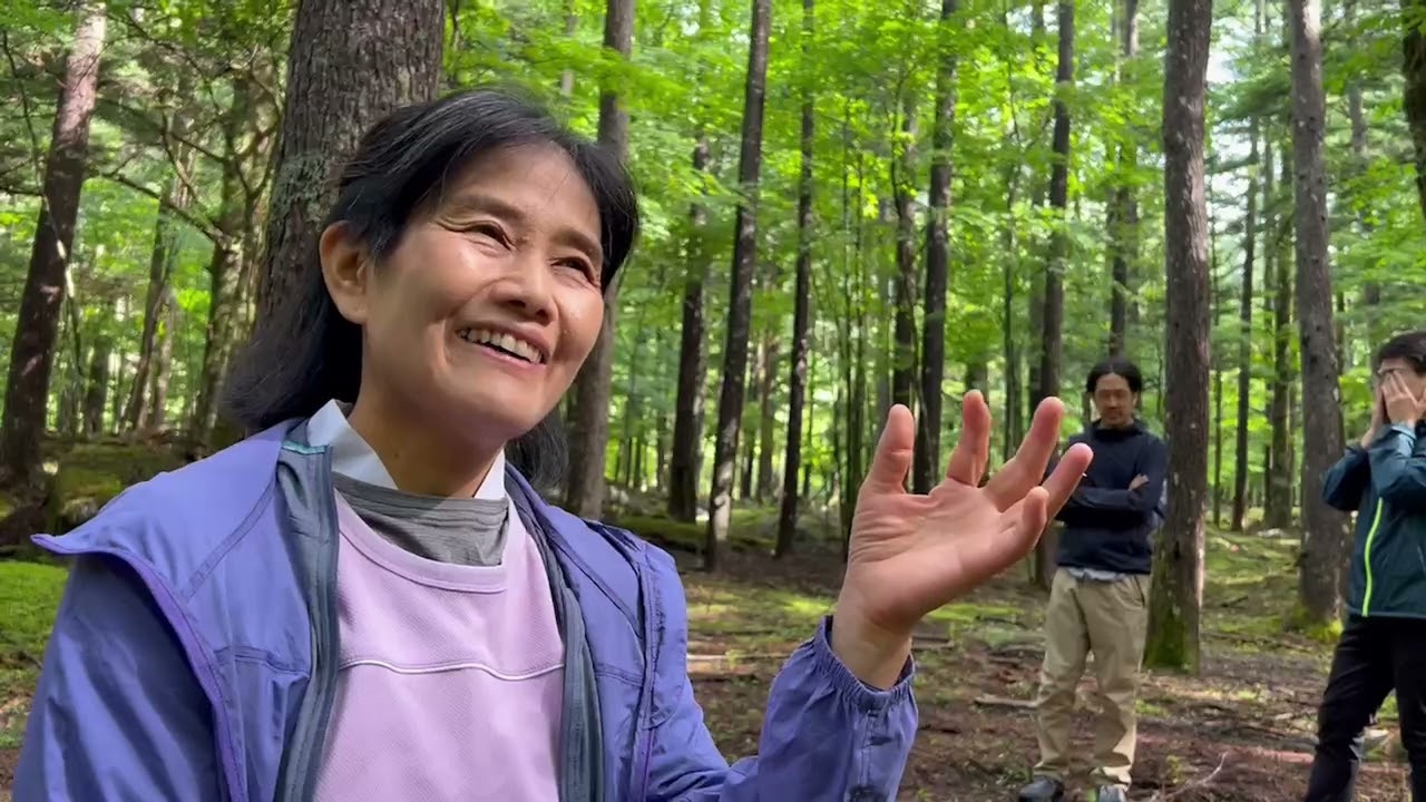 【一滴の旅・アーティストコレクティブ】 中村仁美氏南アルプスで篳篥を奏でる