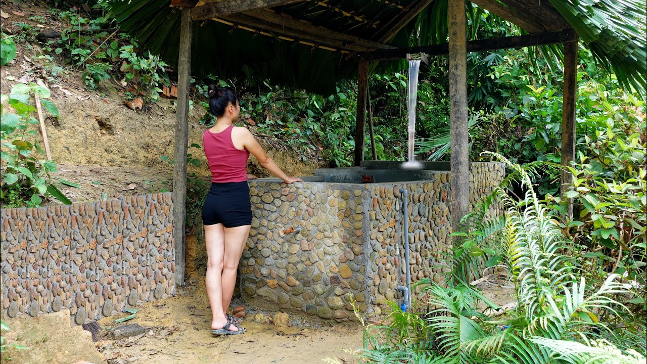 Build new houses, shelters in the forest, Build and complete clean water projects