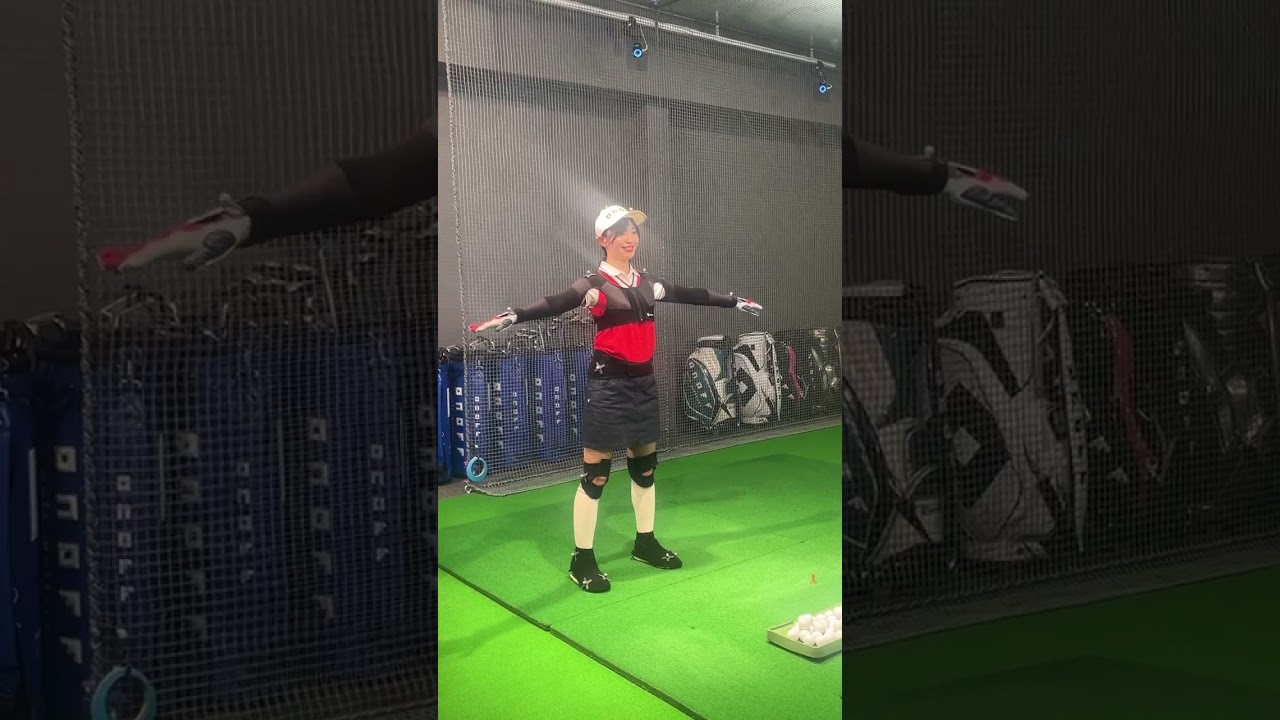 フィッティング中の塩川菜摘の様子をお届け👀✨フィッティングの様子はリンクから🔗#golf #ゴルフ#ゴルフ女子#ゴルフ初心者#ゴルフ練習#セントフォースゴルフクラブ#塩川菜摘