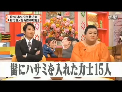 【マツコ&有吉の怒り新党】´꒳`🅗🅞🅣   💝「髷にハサミを入れた力士15人」