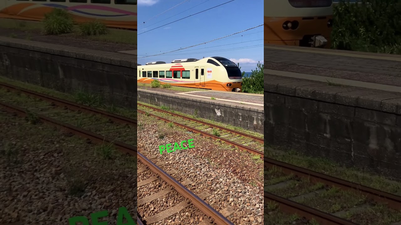 #平和 #ゆっくり #travel #train #鉄道 #のんびり #電車 #癒し #海 #おもしろ #自然