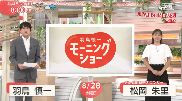 【画像】今日の松岡朱里さん　8.28