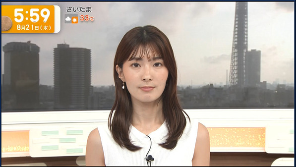 【画像】今日の荒井理咲子さん　8.21
