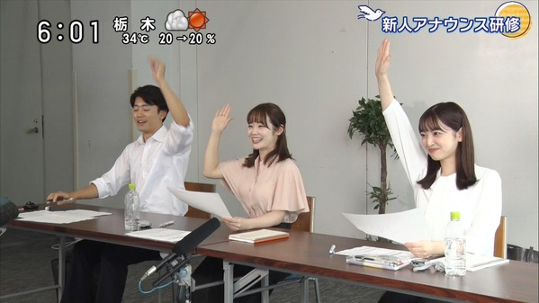 【画像】日テレ新人アナの瀧口麻衣さんと並木雲楓さん　8.18※動画も