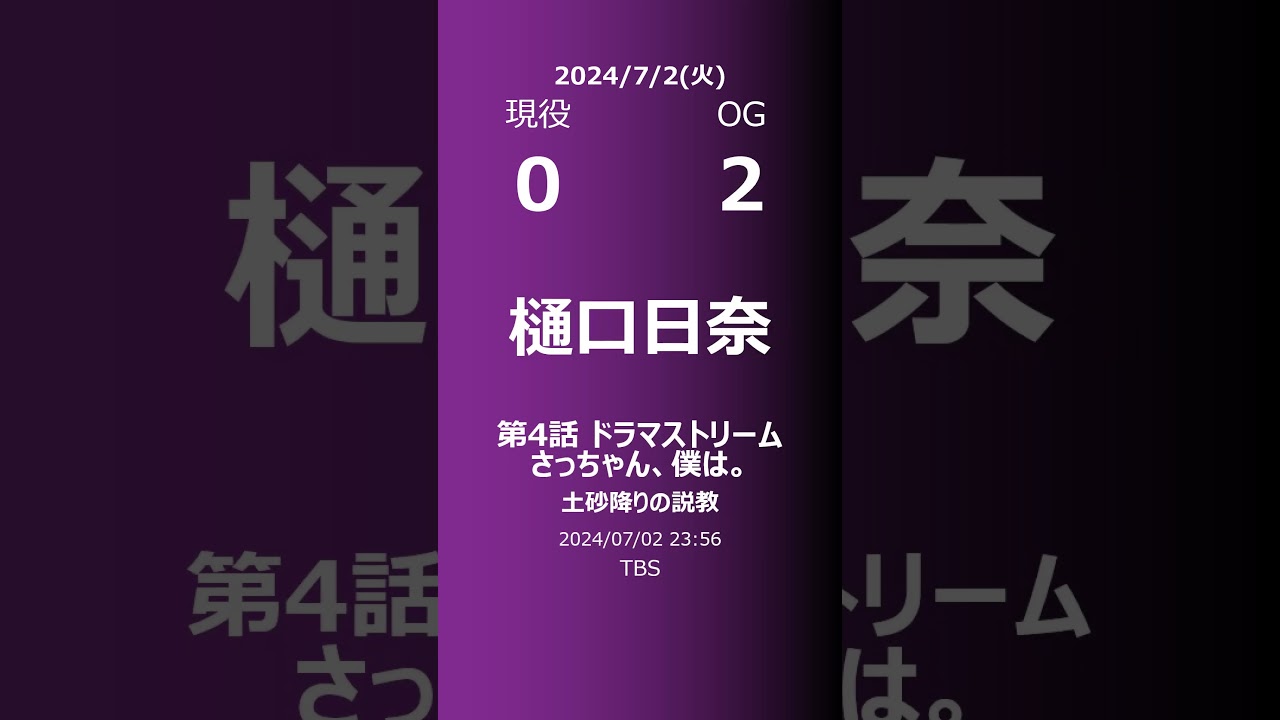 【明日の乃木坂】現役・OG 2024/07/02 #shorts #乃木坂46 【番組出演】