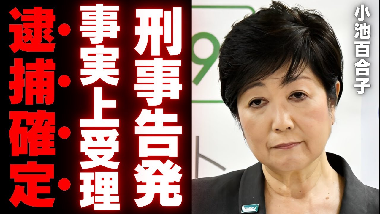 【小池百合子】刑事告発でついに都知事失脚！？検察の対応と都政の危機を徹底解説【特捜部始動へ】