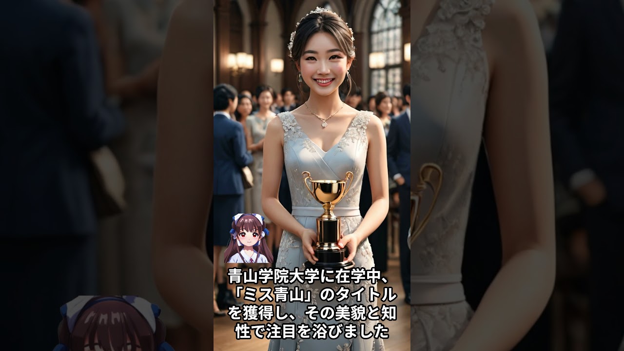 【女子アナウンサーに関する面白雑学】久慈暁子   元フジテレビアナウンサーで、モデルとしても活躍。青山学院大学時代に「ミス青山」のタイトルを獲得したた