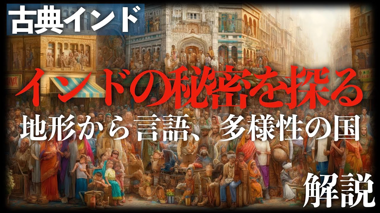 インドの秘密を探る：地形から言語、多様性の国【古典インド】